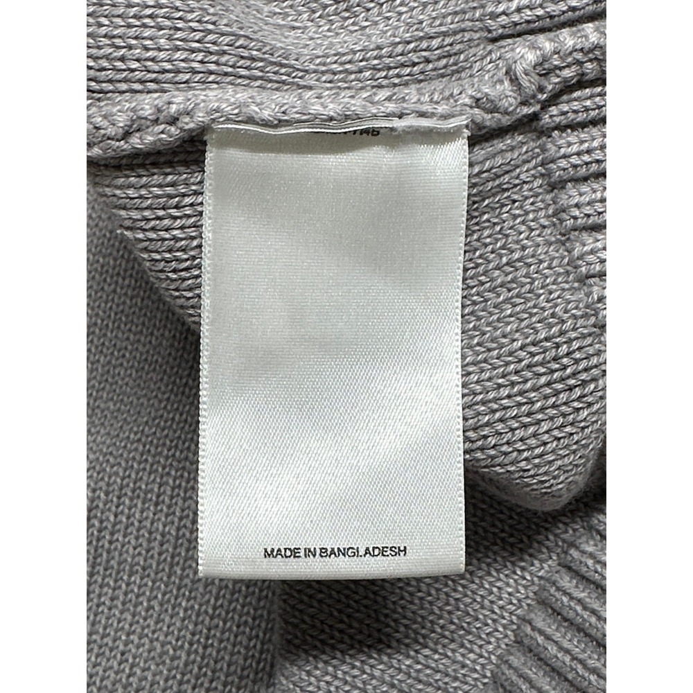 Express Sweater Mens‎ XL Tall Gray Shawl Collar Knit Cardigan Academia Preppy - Picture 4 of 8